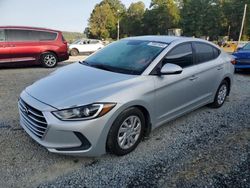 Salvage cars for sale at Concord, NC auction: 2018 Hyundai Elantra SE