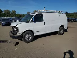 Salvage trucks for sale at Marlboro, NY auction: 2003 GMC Savana G3500