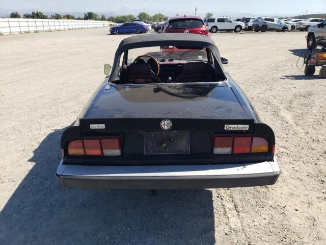 1985 Alfa Romeo Veloce 2000 Spider