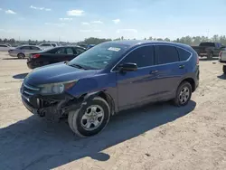 Salvage cars for sale at Houston, TX auction: 2014 Honda CR-V LX