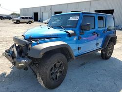 Salvage cars for sale from Copart Jacksonville, FL: 2015 Jeep Wrangler Unlimited Sport