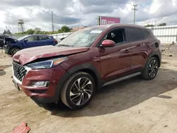 Salvage cars for sale at Chicago Heights, IL auction: 2019 Hyundai Tucson Limited