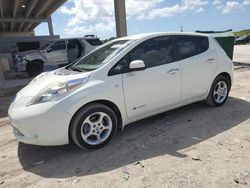 Nissan salvage cars for sale: 2012 Nissan Leaf SV