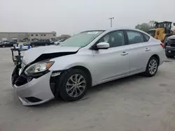 Nissan salvage cars for sale: 2019 Nissan Sentra S