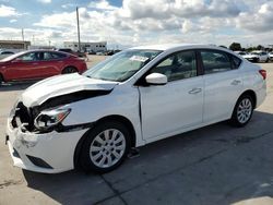 Salvage cars for sale at Grand Prairie, TX auction: 2016 Nissan Sentra S