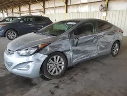 Salvage cars for sale at Phoenix, AZ auction: 2015 Hyundai Elantra SE