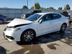 Salvage cars for sale at Littleton, CO auction: 2015 Acura TLX Tech