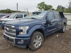 Salvage cars for sale from Copart Hillsborough, NJ: 2016 Ford F150 Supercrew