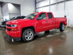 Salvage cars for sale at Ham Lake, MN auction: 2017 Chevrolet Silverado C1500 Custom