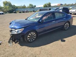 Salvage cars for sale at Columbia Station, OH auction: 2017 Honda Accord Hybrid