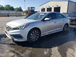 Salvage cars for sale at Rogersville, MO auction: 2015 Hyundai Sonata Sport