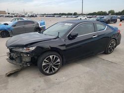 Salvage cars for sale at Grand Prairie, TX auction: 2016 Honda Accord EXL