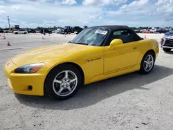 Salvage cars for sale at Arcadia, FL auction: 2002 Honda S2000