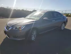 Salvage cars for sale at Kapolei, HI auction: 2015 Honda Accord EXL