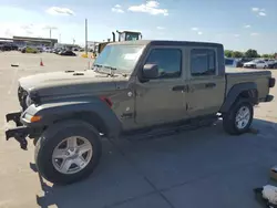 Salvage cars for sale at Grand Prairie, TX auction: 2020 Jeep Gladiator Sport