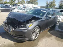 Salvage cars for sale at Bridgeton, MO auction: 2017 Genesis G80 Base