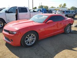 Vehiculos salvage en venta de Copart Woodhaven, MI: 2015 Chevrolet Camaro LS