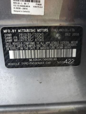 2019 Mitsubishi Mirage ES