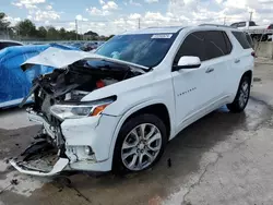 Carros salvage para piezas a la venta en subasta: 2018 Chevrolet Traverse Premier