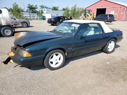 Salvage cars for sale at London, ON auction: 1990 Ford Mustang LX