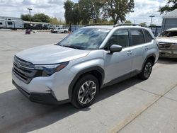 Salvage cars for sale at Sacramento, CA auction: 2025 Subaru Forester Premium