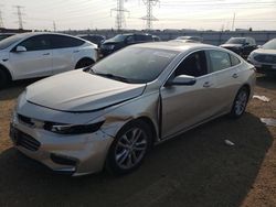 Chevrolet Malibu salvage cars for sale: 2016 Chevrolet Malibu LT