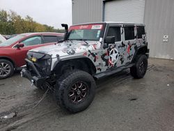 Jeep salvage cars for sale: 2012 Jeep Wrangler Unlimited Sahara