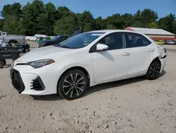 Salvage cars for sale at Mendon, MA auction: 2017 Toyota Corolla L