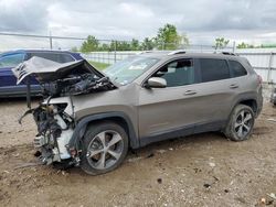 Salvage cars for sale at Houston, TX auction: 2019 Jeep Cherokee Limited