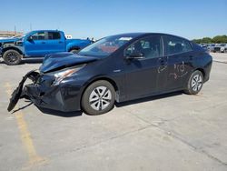 Salvage cars for sale at Grand Prairie, TX auction: 2017 Toyota Prius