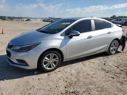 Chevrolet salvage cars for sale: 2018 Chevrolet Cruze LT