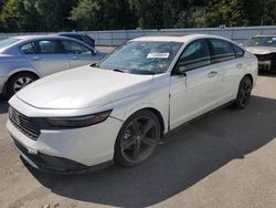 Salvage cars for sale at Glassboro, NJ auction: 2023 Honda Accord Hybrid SPORT-L