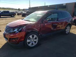 Salvage cars for sale at Colorado Springs, CO auction: 2017 Chevrolet Traverse LT