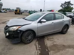 Salvage cars for sale at Woodhaven, MI auction: 2013 Mazda 3 I