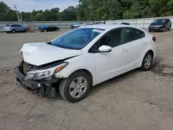 Salvage cars for sale at Shreveport, LA auction: 2017 KIA Forte LX