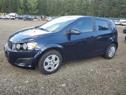 Chevrolet salvage cars for sale: 2015 Chevrolet Sonic LS