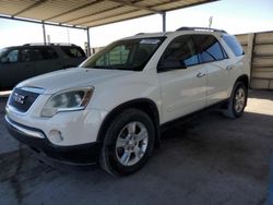 Salvage cars for sale from Copart Anthony, TX: 2011 GMC Acadia SLE