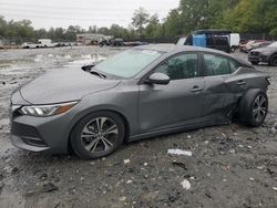 Nissan salvage cars for sale: 2021 Nissan Sentra SV