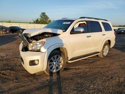 Salvage cars for sale at Houston, TX auction: 2016 Toyota Sequoia Platinum