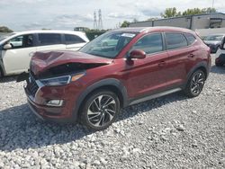 Salvage cars for sale at Barberton, OH auction: 2020 Hyundai Tucson Limited