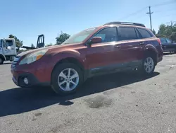 Salvage cars for sale at San Martin, CA auction: 2013 Subaru Outback 2.5I Premium