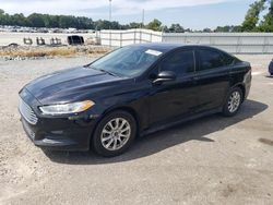 Salvage cars for sale at Dunn, NC auction: 2016 Ford Fusion S