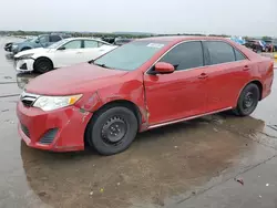 Salvage cars for sale at Grand Prairie, TX auction: 2014 Toyota Camry L