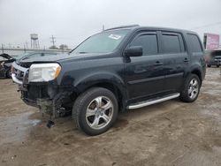 Salvage cars for sale at Dyer, IN auction: 2013 Honda Pilot EXL