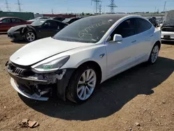 Salvage cars for sale from Copart Elgin, IL: 2020 Tesla Model 3