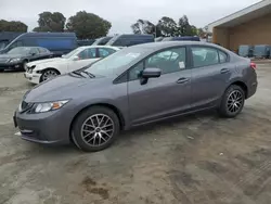 Salvage cars for sale at Hayward, CA auction: 2014 Honda Civic LX