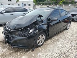 Salvage cars for sale at Opa Locka, FL auction: 2017 Chevrolet Cruze LS