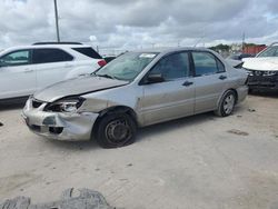 Salvage cars for sale at Homestead, FL auction: 2004 Mitsubishi Lancer ES