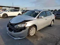 Salvage cars for sale at Grand Prairie, TX auction: 2016 Nissan Sentra S