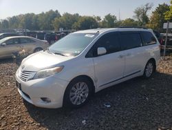 Toyota Sienna xle salvage cars for sale: 2013 Toyota Sienna XLE